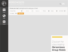 Tablet Screenshot of hersotels.gr